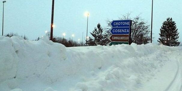 In Calabria temperature in picchiata. Gelo e possibili nevicate sulla fascia ionica Cosentina e Crotonese
