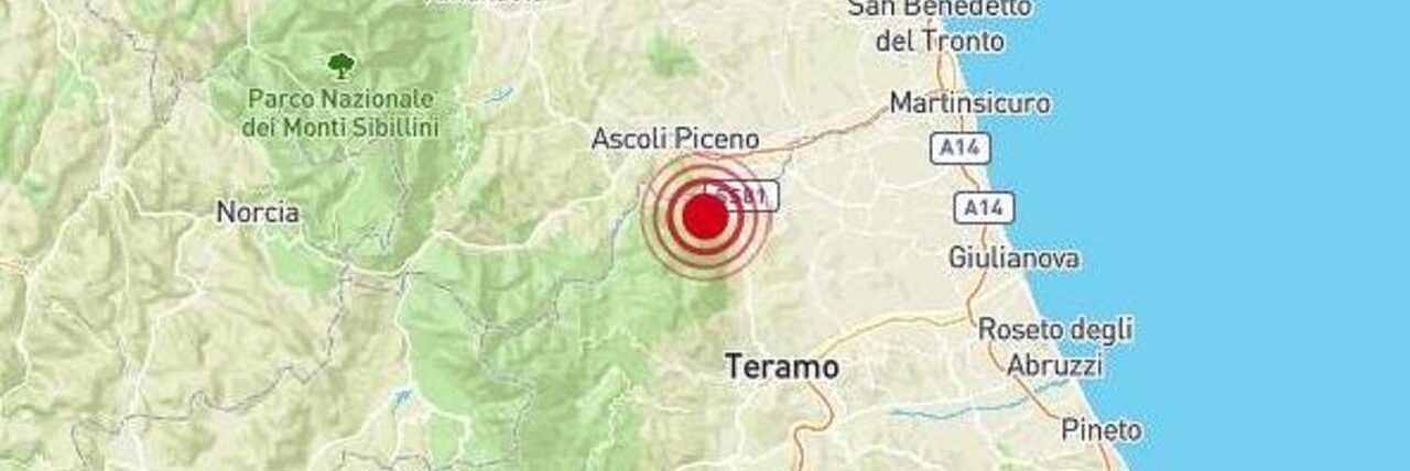 Terremoto ad Ascoli Piceno, due forti scosse