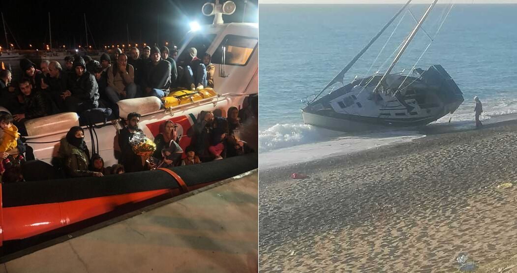 Due sbarchi di migranti nella Locride: arrivati in 180