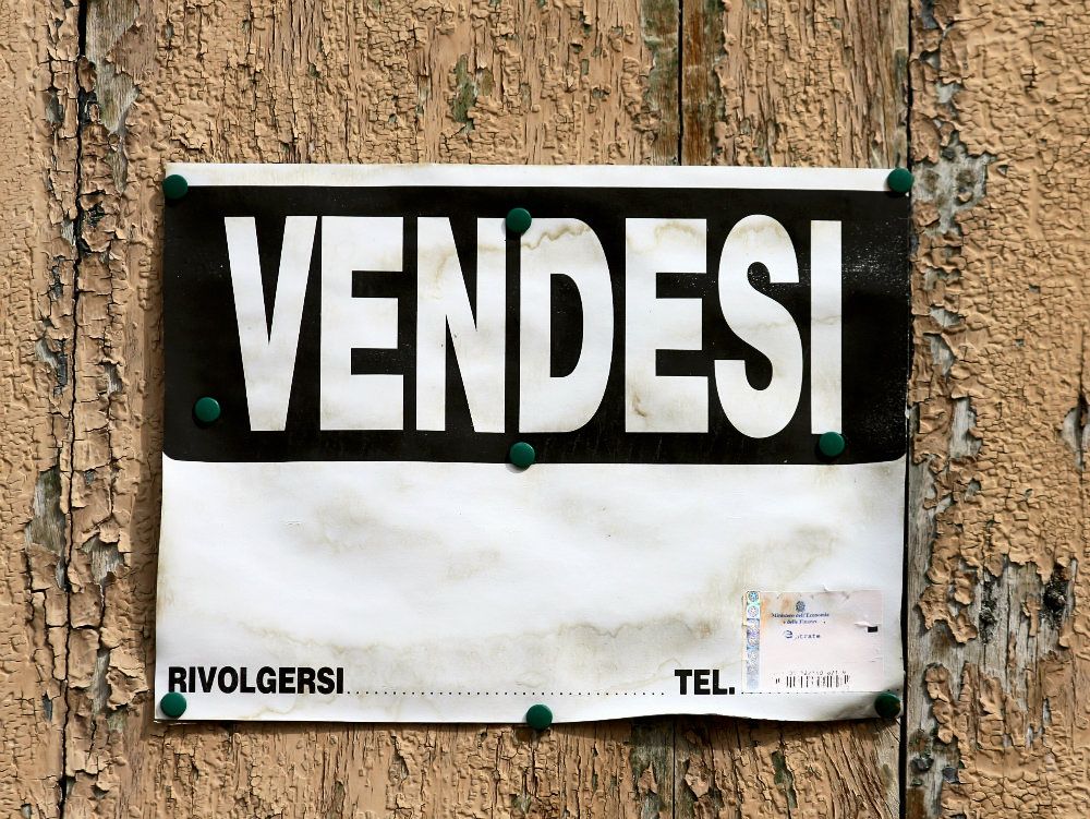 Vendite immobili, Calabria giù di oltre un quarto