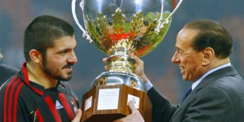 Gattuso: «Berlusconi mi voleva con barba e capelli corti. Noi indossavamo gli scarpini, al resto pensava lui»