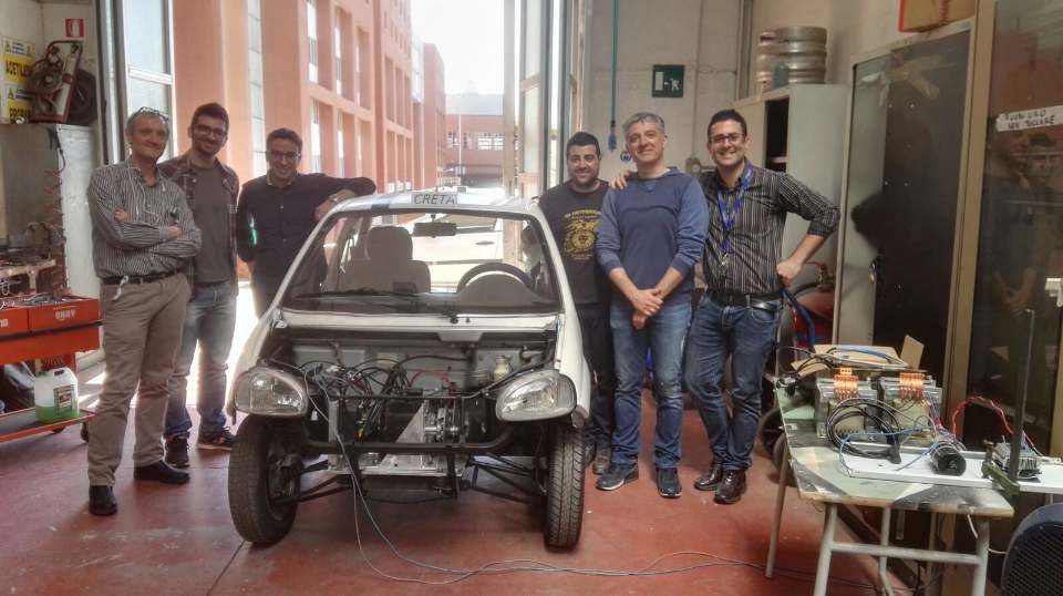 All’Unical le auto da demolire diventano elettriche