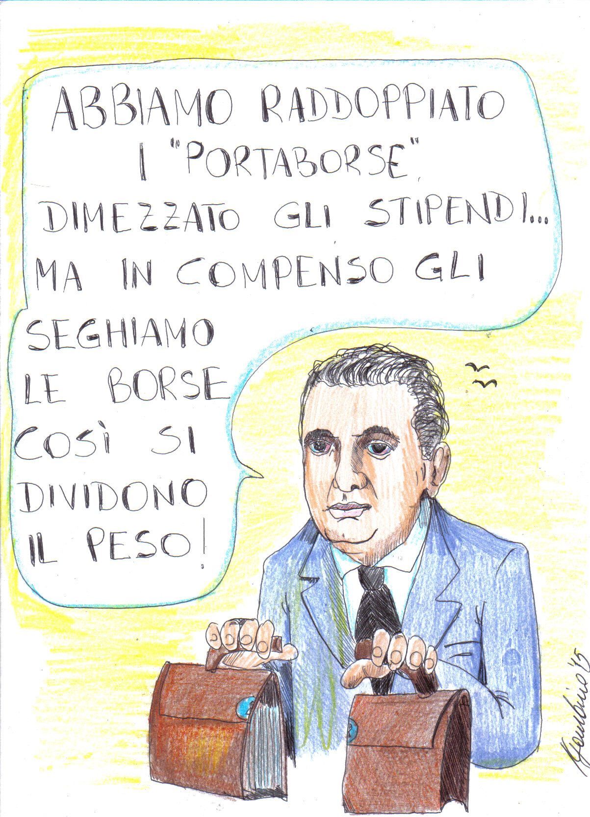 La moltiplicazione dei portaborse