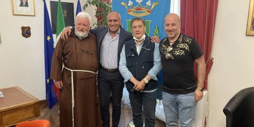 Padre Fedele, Franz Caruso, Antonio Domma e Massimiliano Pesce