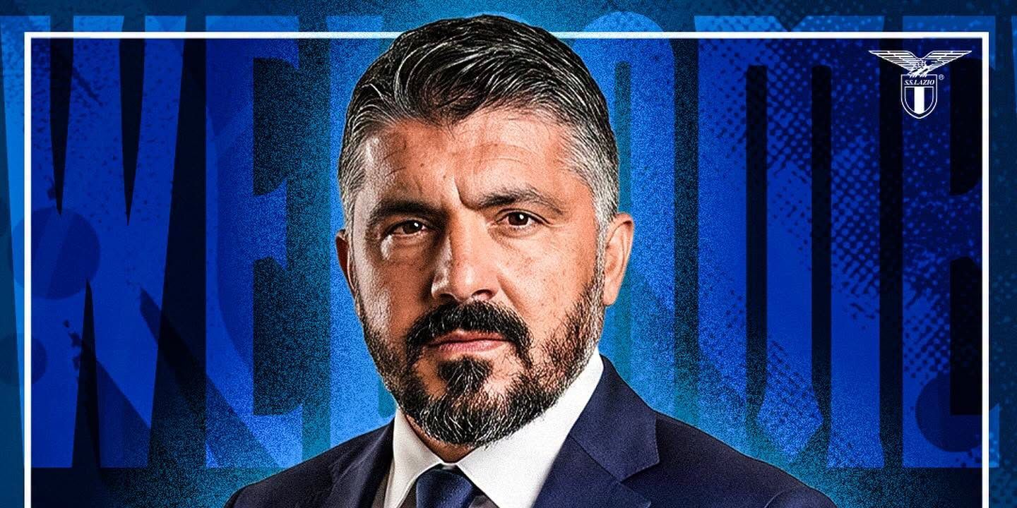 Dopo l’azzurro il biancoceleste: Gattuso nuovo tecnico della Lazio, ora è ufficiale