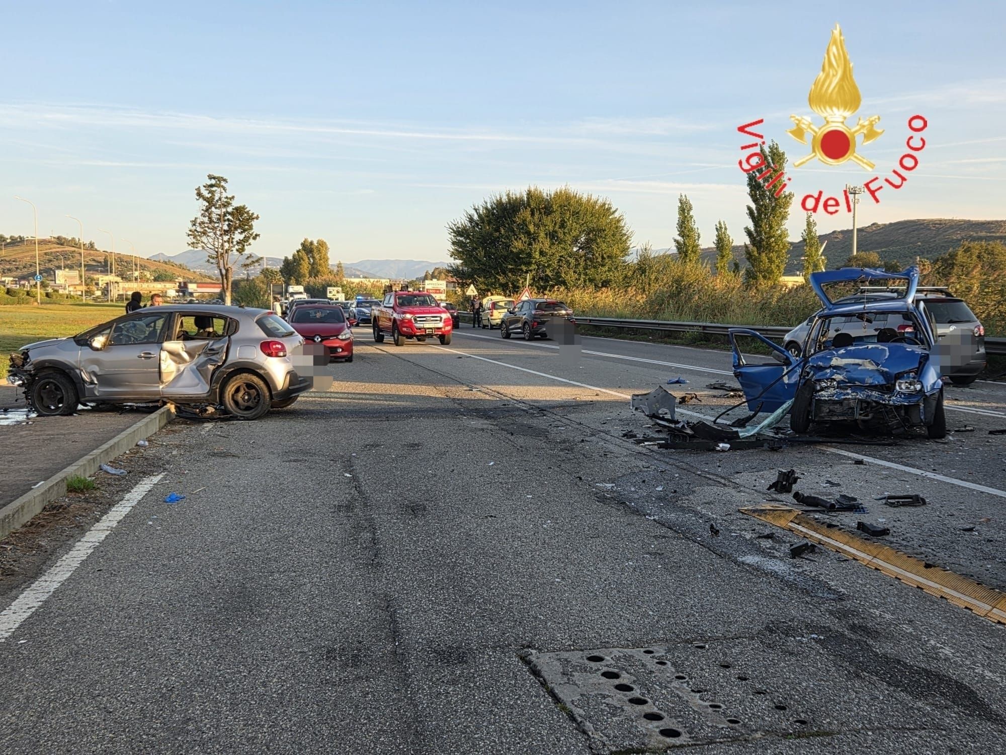 Incidente in Viale Emilia a Catanzaro, quattro feriti