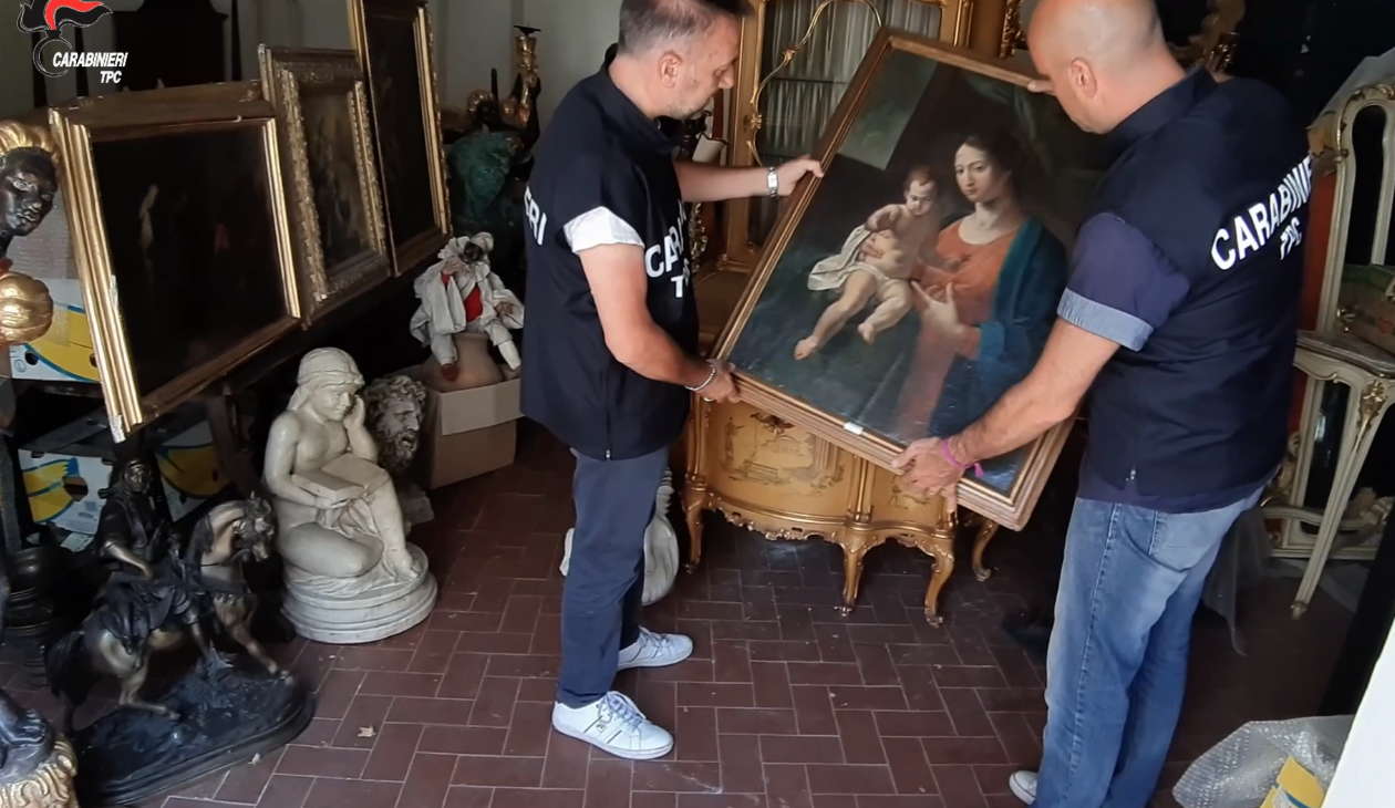 La Procura di Reggio sgomina un traffico di opere d’arte: 20 indagati