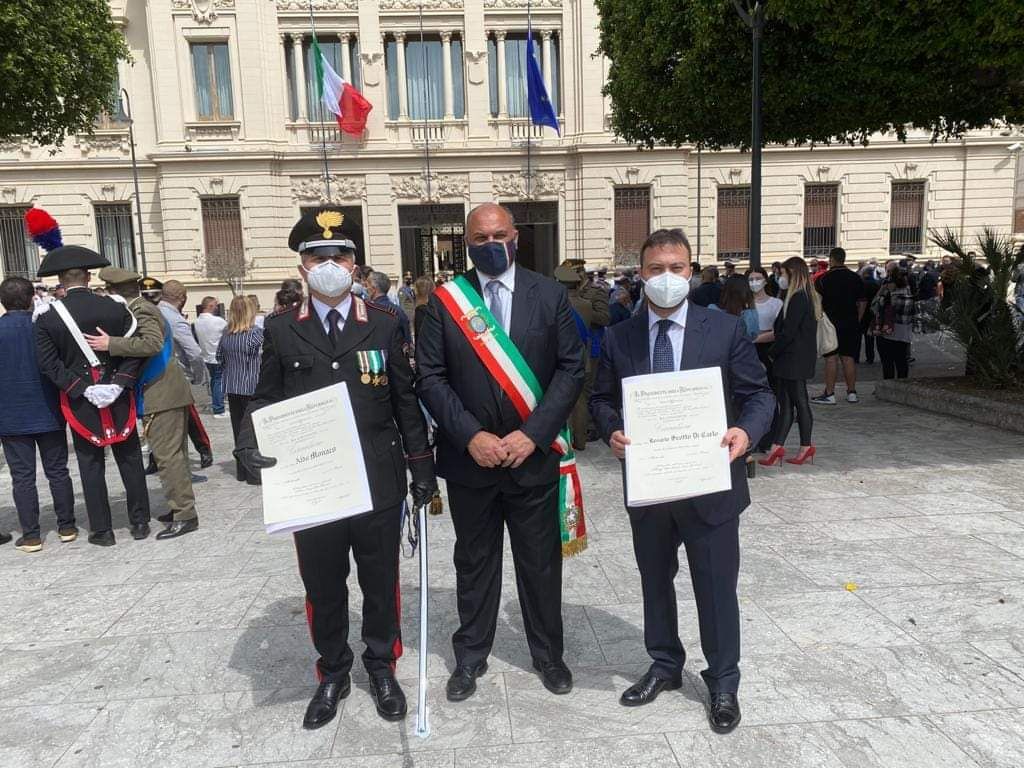 Locri, i carabinieri Scotto di Carlo e Monaco nominati Cavalieri della Repubblica