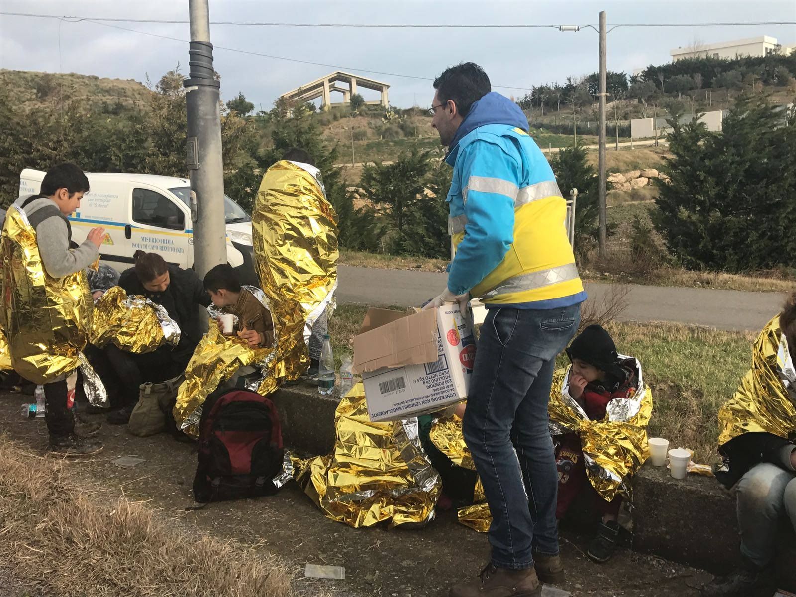 Trentasette migranti soccorsi a Capo Colonna
