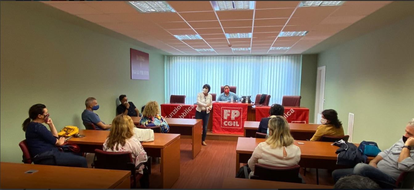 Giustizia, visita delegazione Fp Cgil nazionale agli uffici calabresi