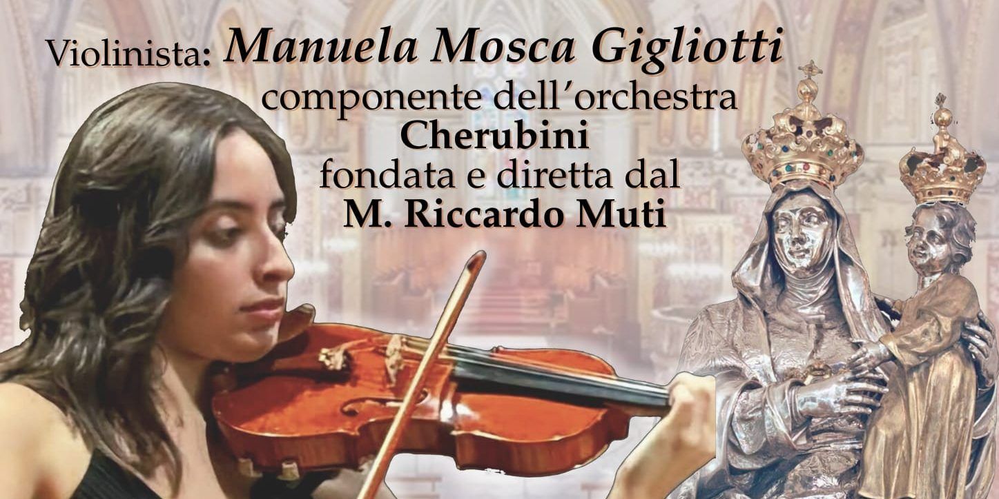 Il concerto della violinista Manuela Mosca Gigliotti in onore dell’Achiropita