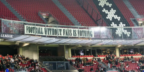 Striscione Ajax Lazio