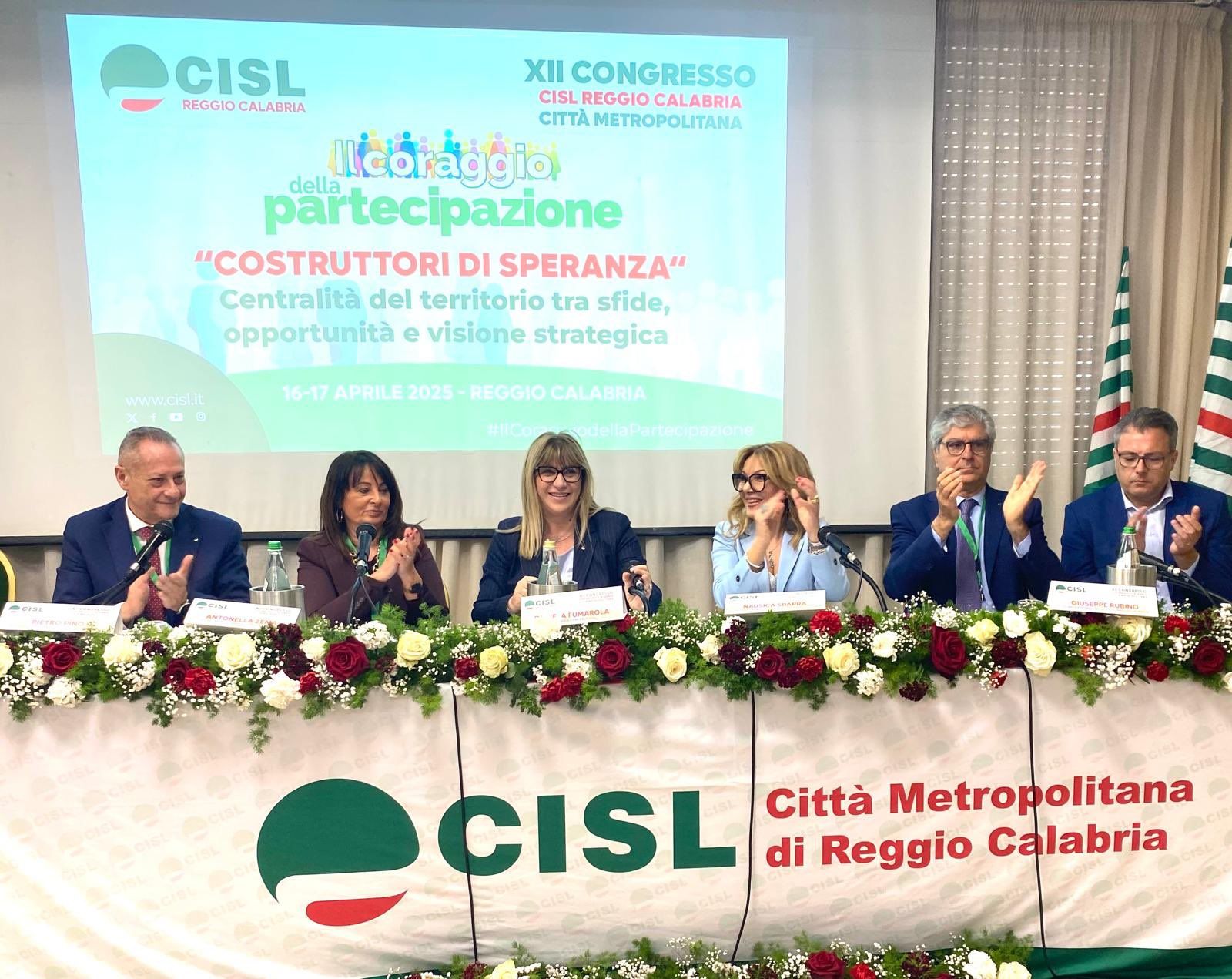 Cisl, Fumarola a Reggio: «Le potenzialità della Calabria vengano messe nelle condizioni di esprimersi»