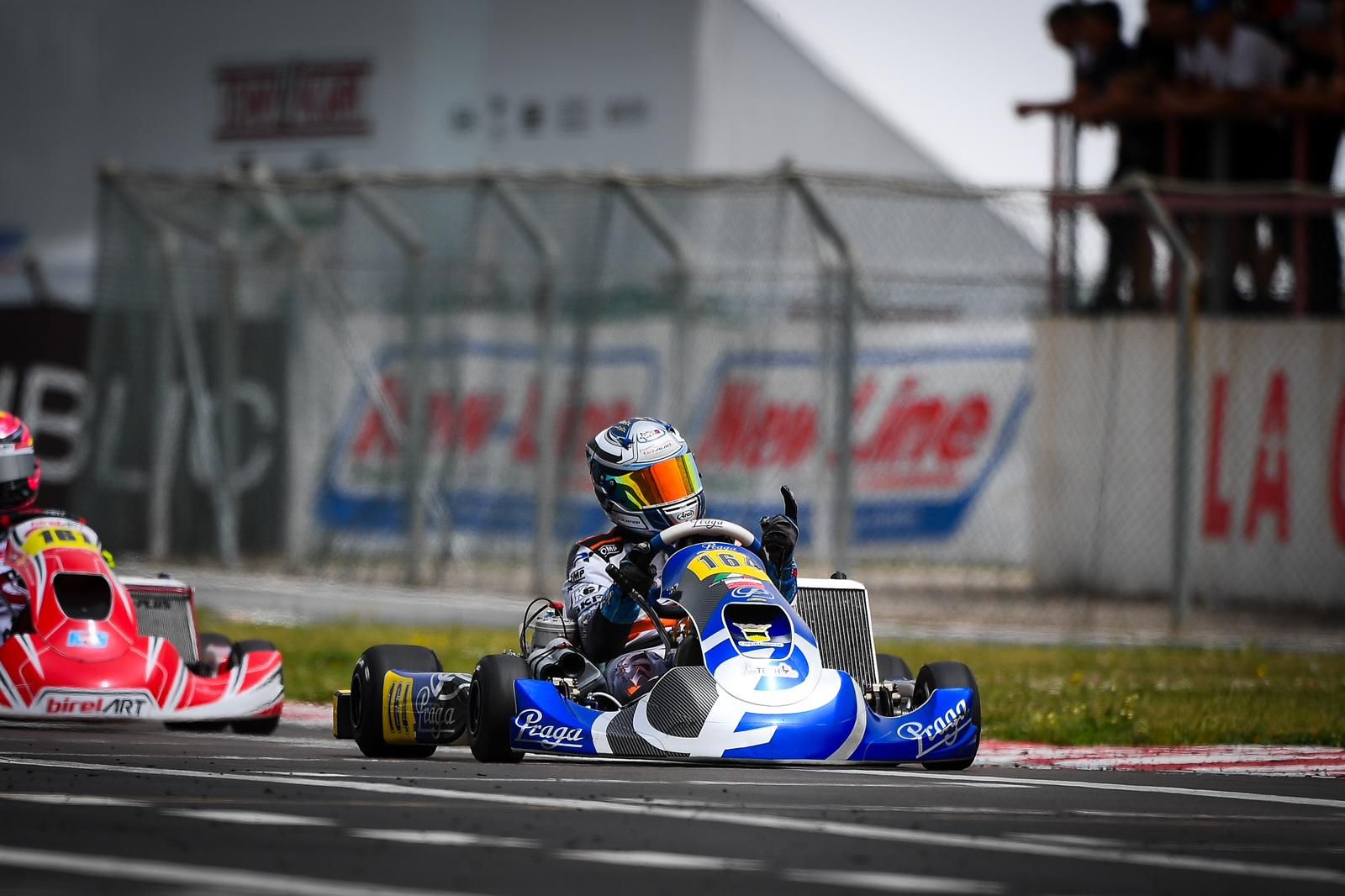 Ermanno Quintieri conquista la pole position nel Campionato Italiano di Kart sul World Circuit La Conca