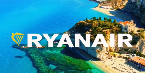 Voli low cost, la compagnia aerea Ryanair promuove la Calabria in tutt’Europa – VIDEO