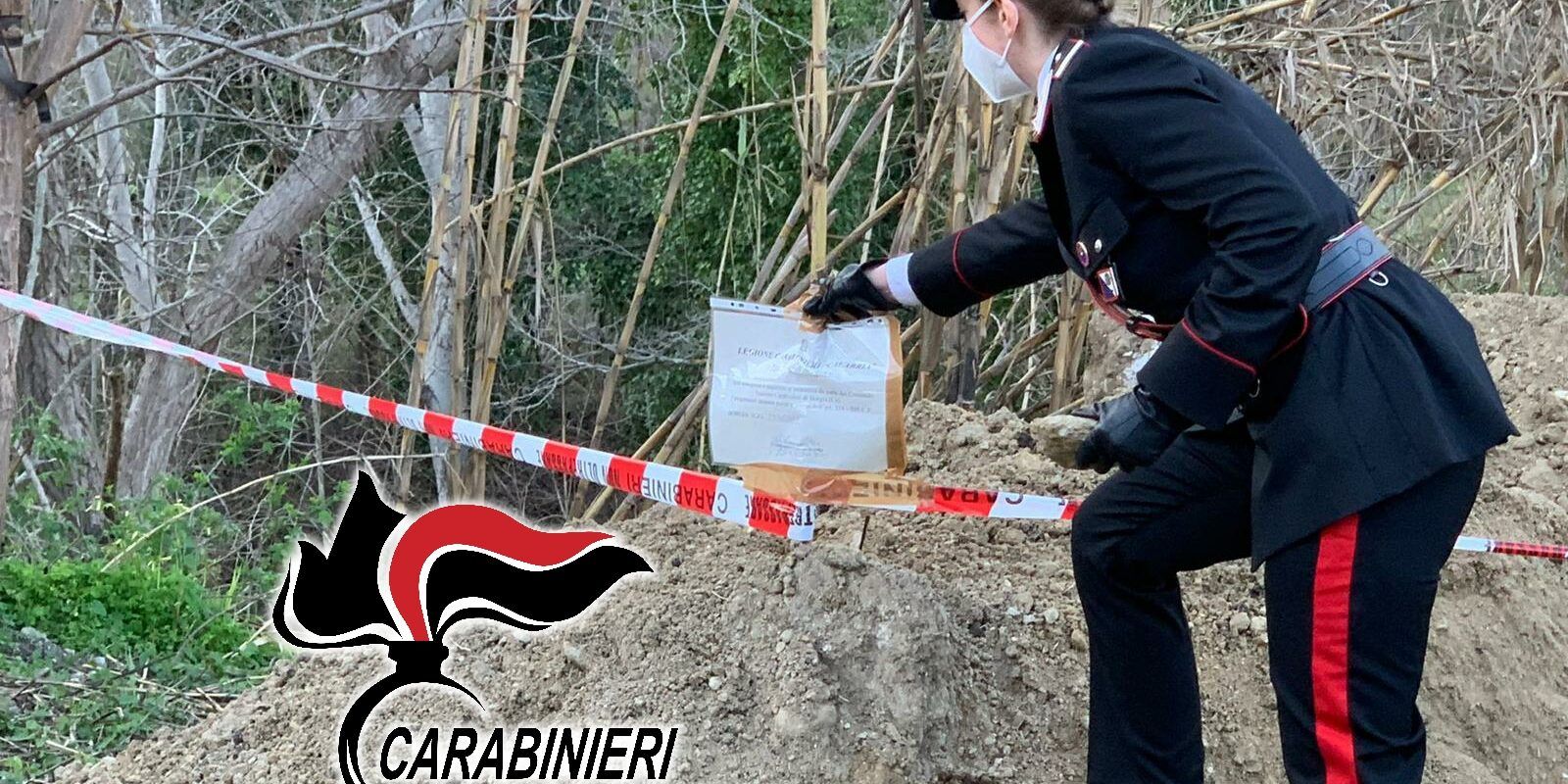 Discarica abusiva a Borgia, cinque persone denunciate