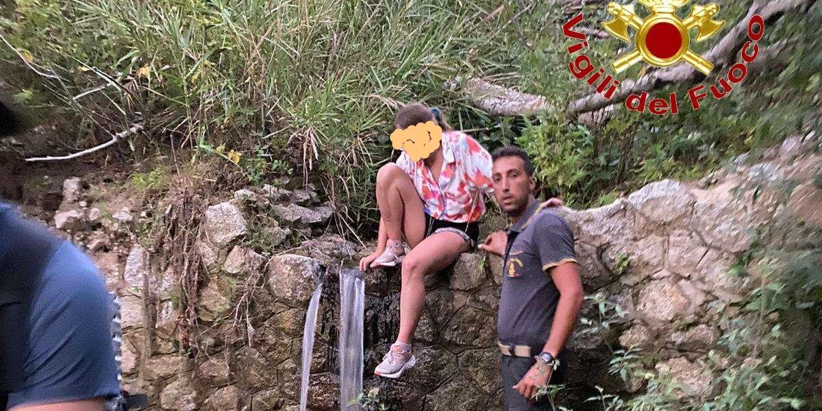 Turisti dispersi e nel panico tra Drapia e Gasponi, soccorsi dai vigili del fuoco