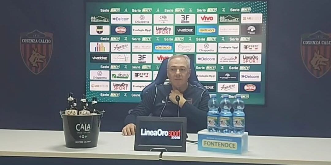 Cosenza, Alvini: «Questa squadra merita il massimo sostegno. Domani serviranno cuore, testa e anima»