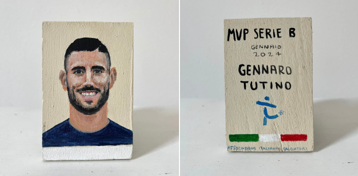 Gennaro Tutino calciatore Aic del mese di gennaio