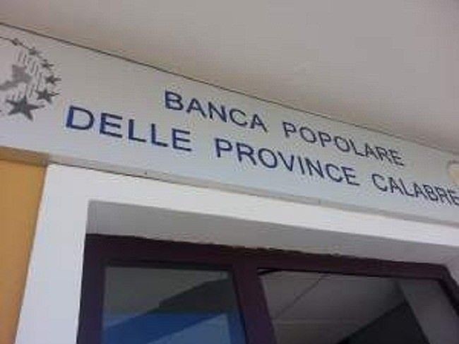 Banca popolare delle Province calabre, esposto del Codacons