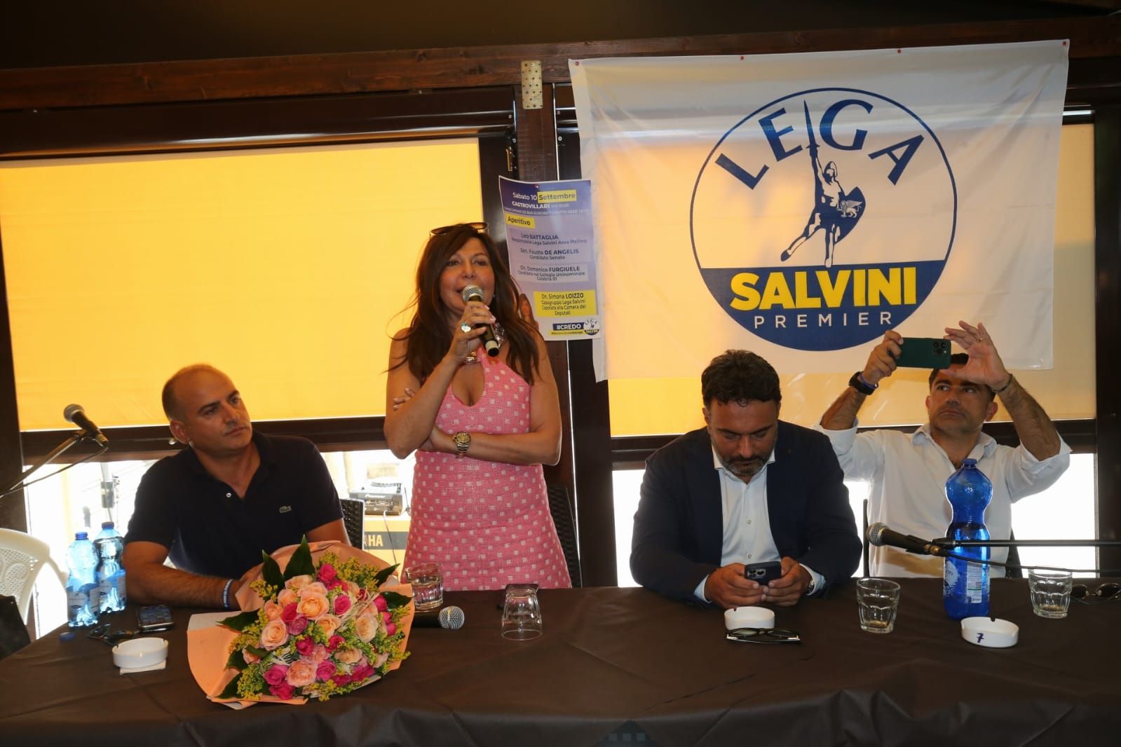 Manifestazione della Lega a Castrovillari, Loizzo: «Votate i calabresi»