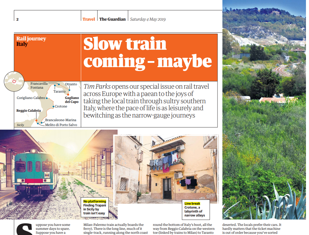 Calabria Jonica, un inno al turismo lento sull’inserto Travel de “The Guardian”