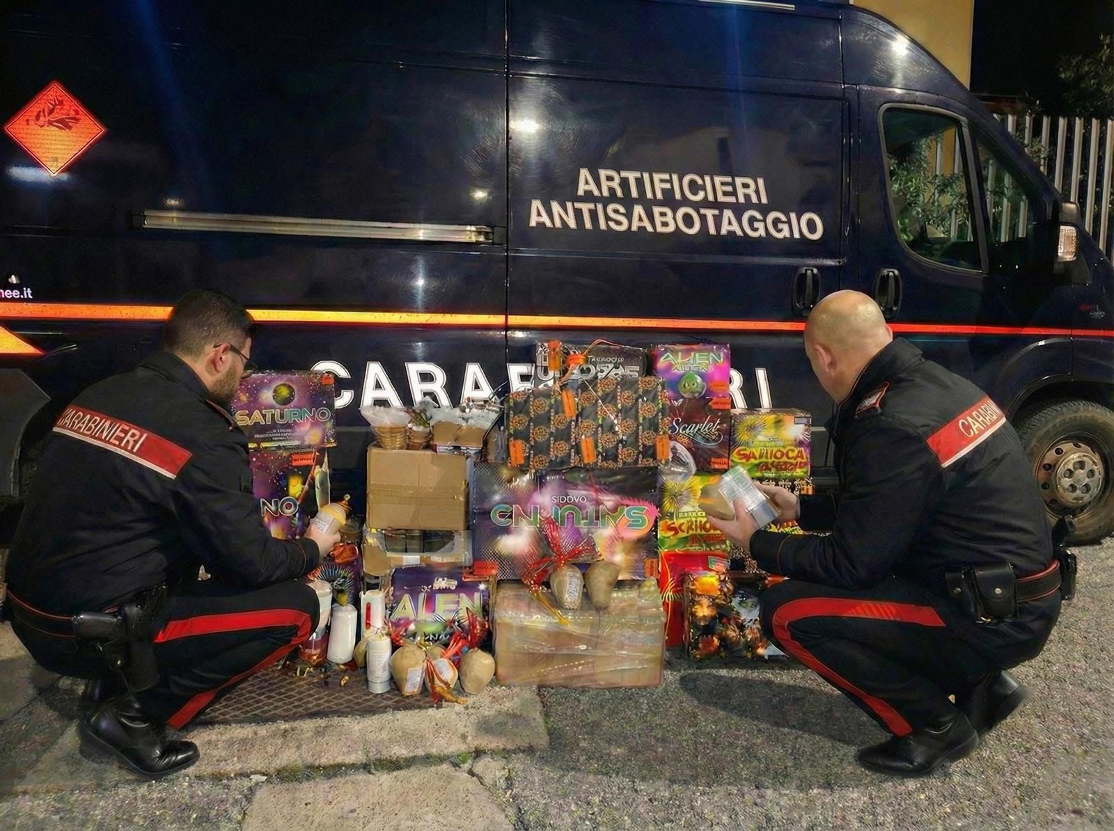 Operazione contro i botti illegali a Lamezia: il plauso dell’Usic ai carabinieri e agli artificieri