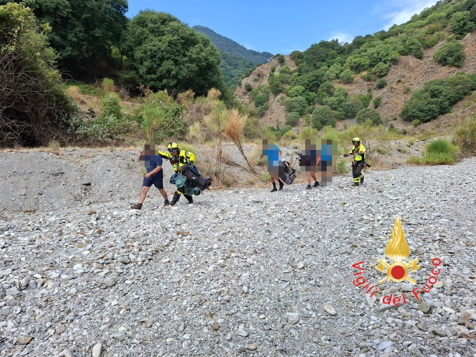 Bloccati nel cuore dell’Aspromonte, salvato un gruppo di 18 persone con 7 minori