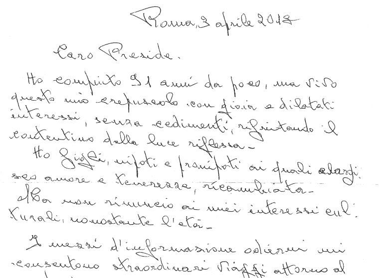 «Caro preside, il futuro della Calabria è nelle mani dei nostri giovani»