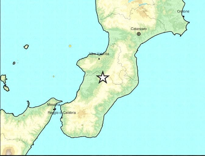Lieve sisma nel Reggino