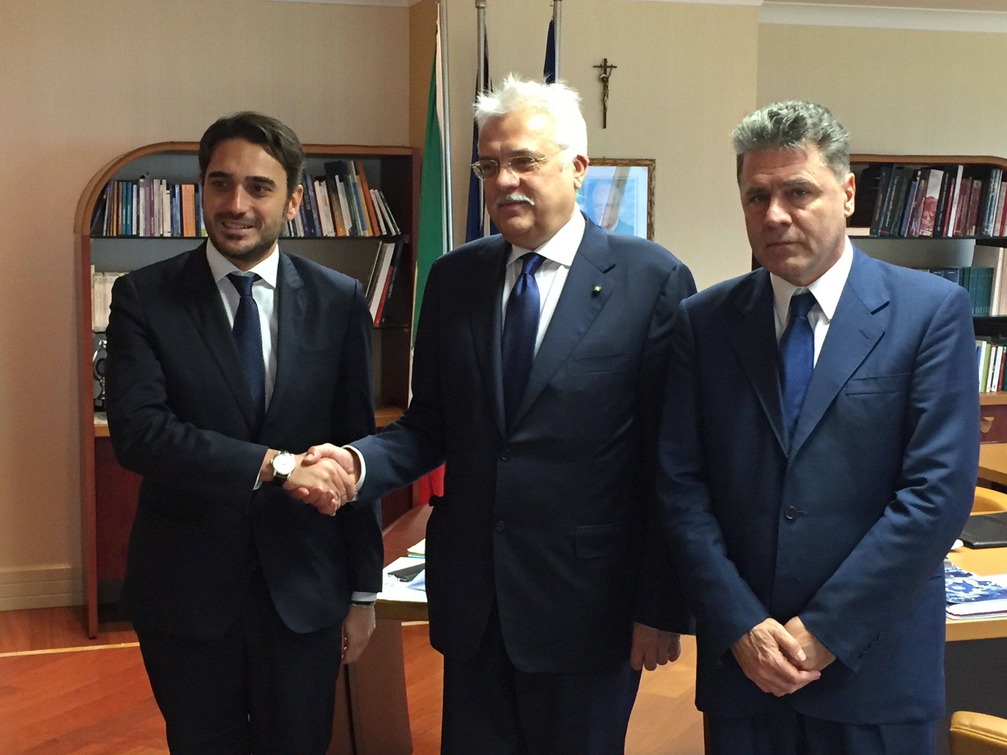 L'ambasciatore ungherese in visita a Palazzo Campanella