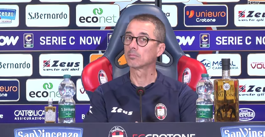 Crotone, Longo: «Latina squadra compatta, per noi ulteriore step di crescita»