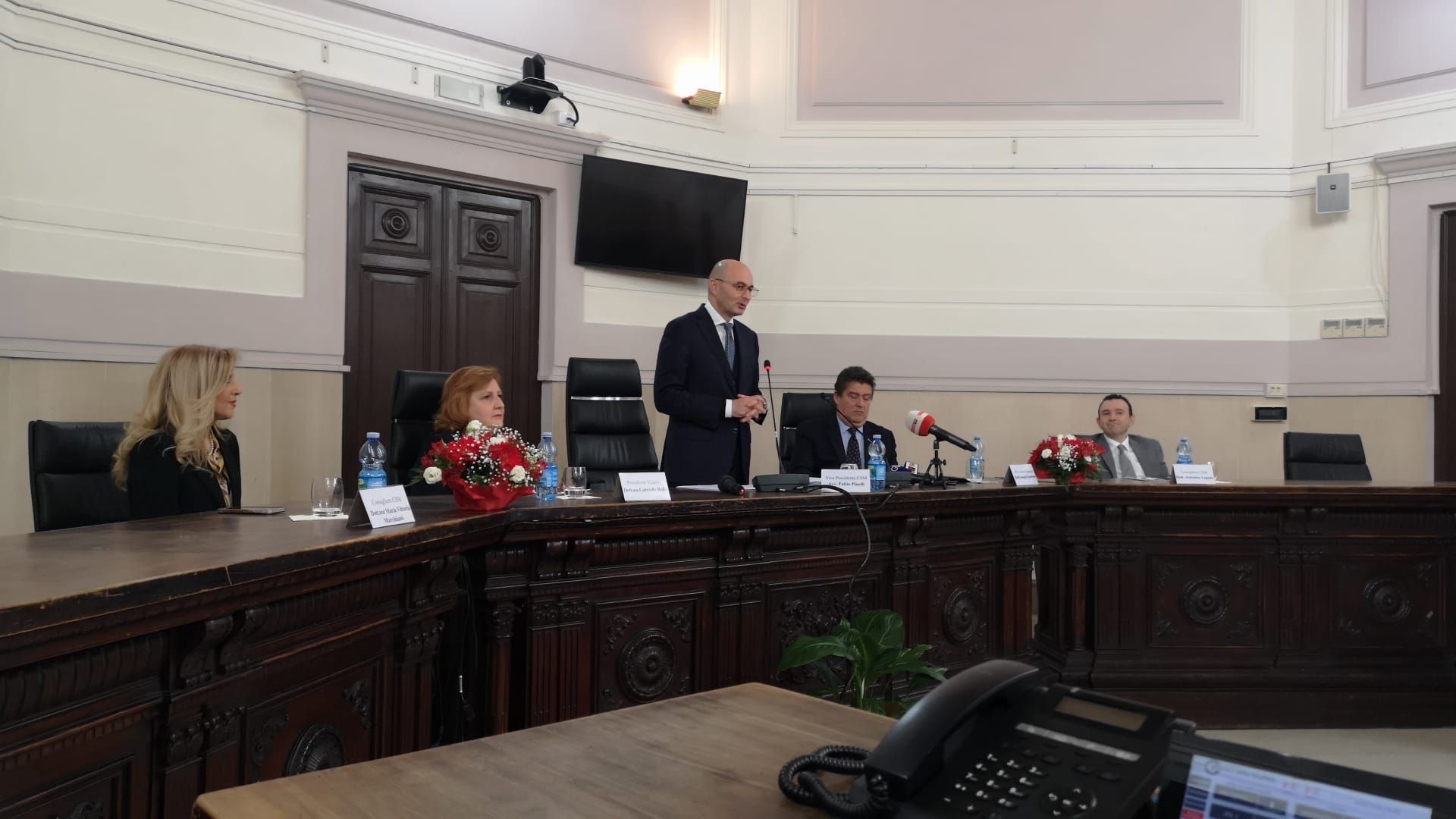 Il Csm a Catanzaro, Pinelli: «Credibilità ed efficienza sono le parole chiave della nostra rivoluzione» – VIDEO