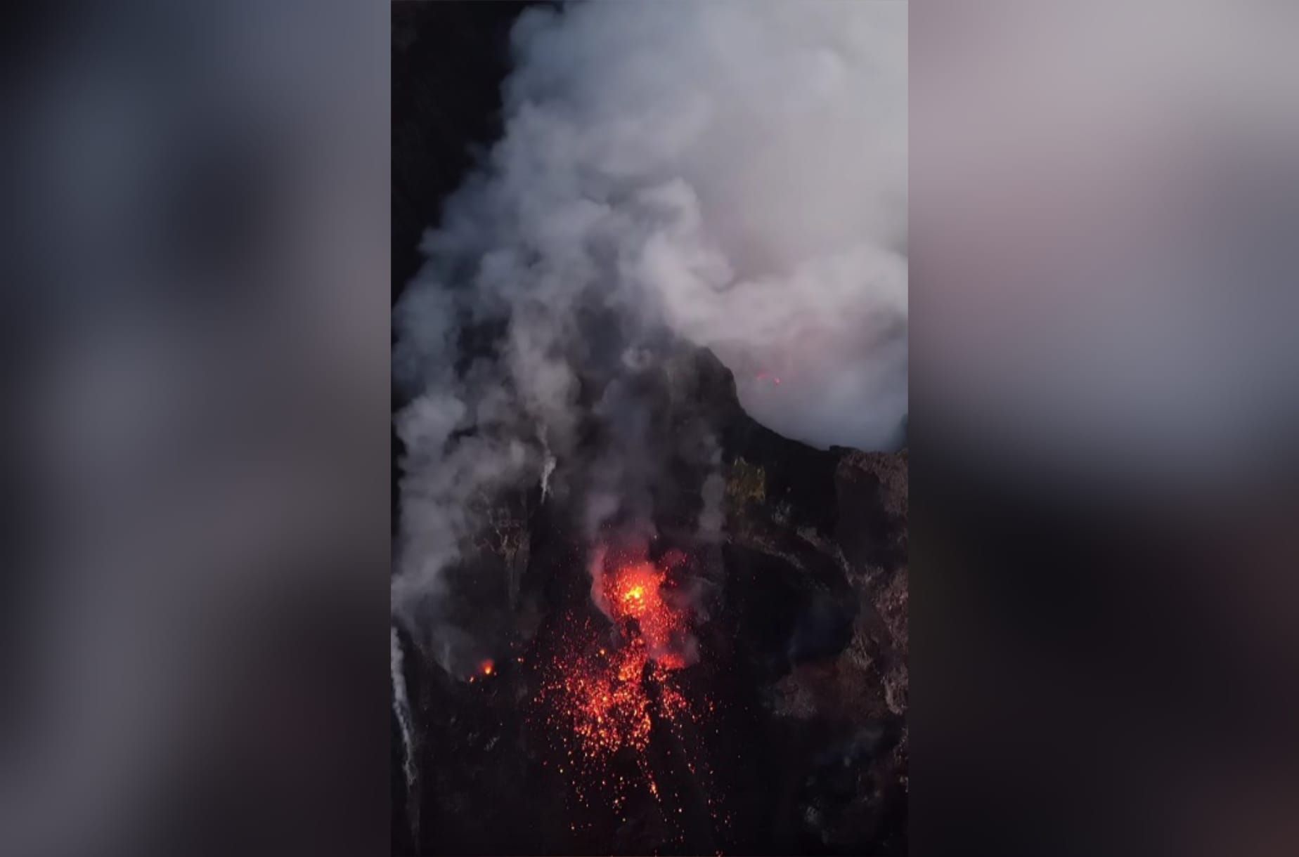 La danza del fuoco: lo Stromboli incanta con due esplosioni – VIDEO