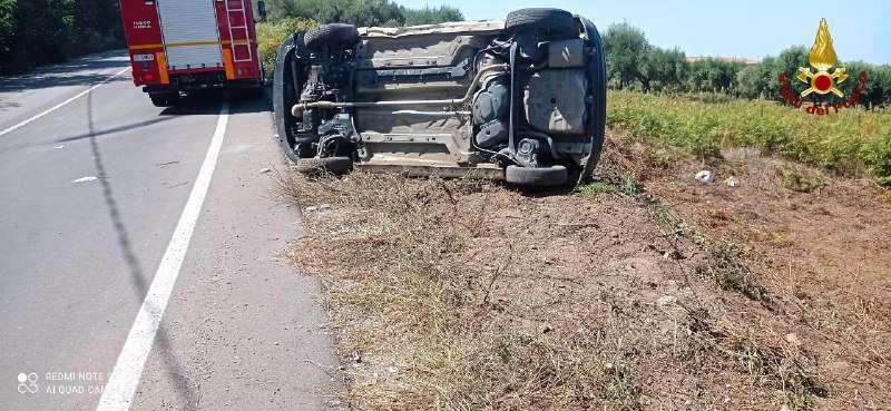 Incidente stradale nel Vibonese, si ribalta una Panda