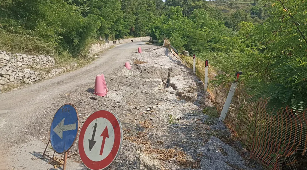 Frana minaccia la Provinciale, il comune di Verbicaro rischia l’isolamento