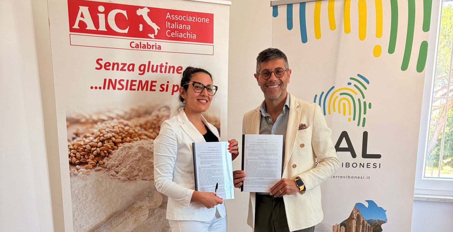 Turismo accessibile e senza barriere, siglato un protocollo tra Gal Terre Vibonesi e l’Associazione Italiana Celiachia