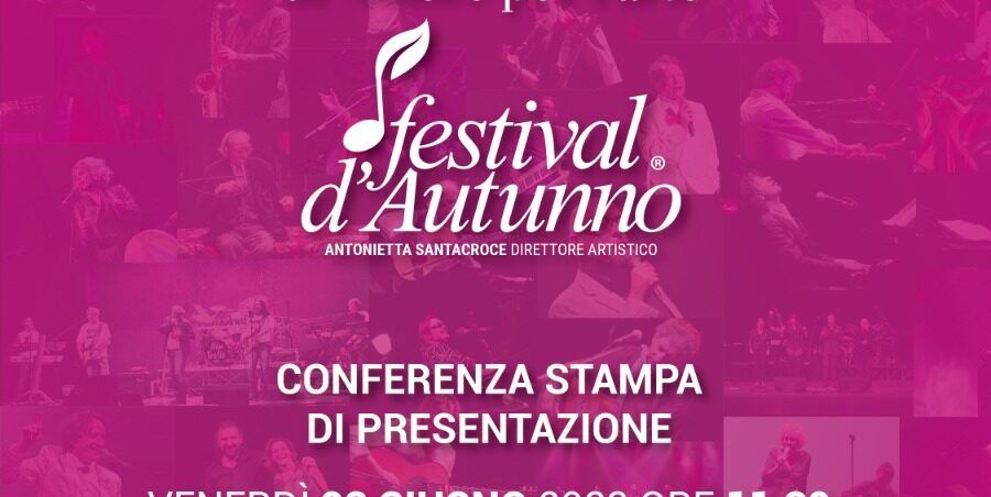 Domani alla Cittadella regionale la presentazione del Festival d’Autunno