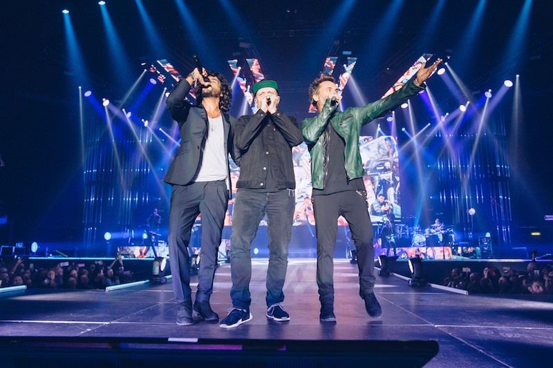 Reggio, tutto pronto per il trio Pezzali, Nek, Renga