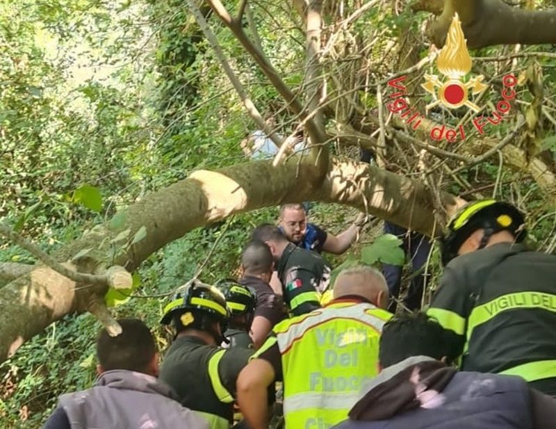 Si era smarrito nella zona boschiva a Gizzeria, salvato un 92enne