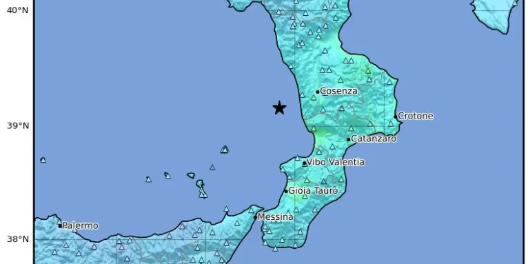 Terremoto al largo di Amantea, l’Ingv: «Tra i più forti registrati in Calabria»
