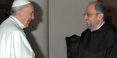 papa francesco e saverio cannistrà