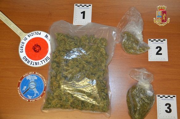 Nascondeva la droga nel giubbino, 23enne arrestata a Vibo