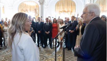 Mattarella a Monaco incontra gli italiani