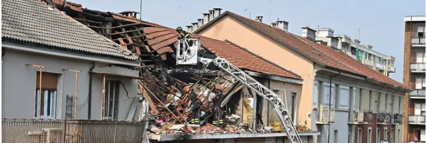 Torino, un arresto per l’esplosione nella palazzina: era dolosa
