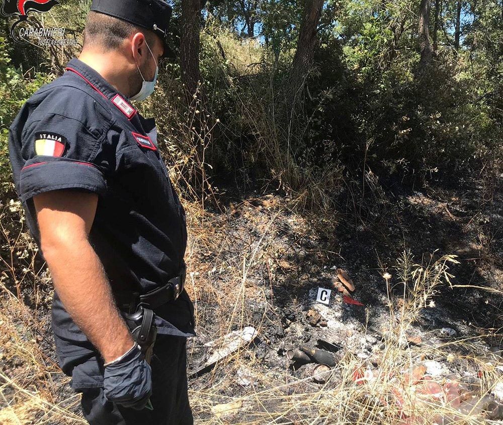 Ripresi dalle telecamere mentre appiccano un incendio. Due denunce a Lattarico