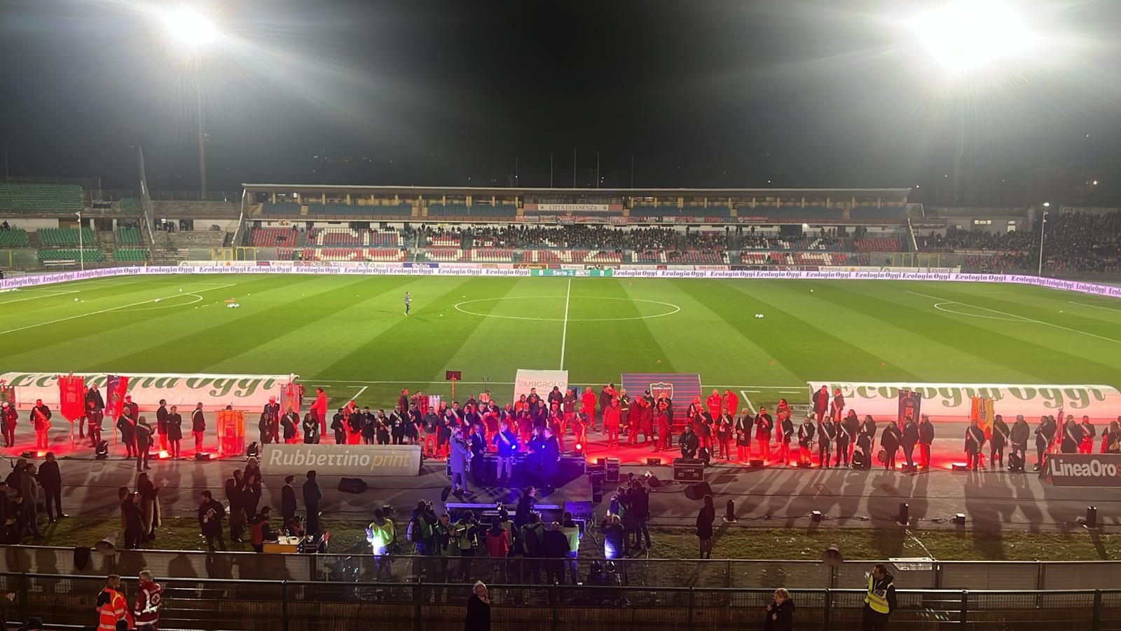 Allo stadio Gigi Marulla la festa del Cosenza per i 110 anni di storia – FOTO