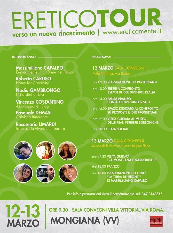 A Mongiana un weekend “eretico”