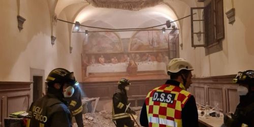 crollo soffitto pistoia