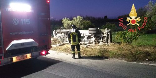 vigili del fuoco incidente catanzaro
